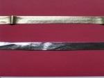Schrägband glitzernd,  Silber, Restposten 6,90 m