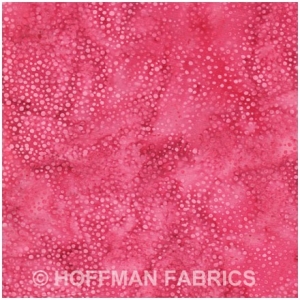 Bali Batik Handpaint, Hoffman (885-12Pink)  Quadrat ca. 25x25 cm - Restposten