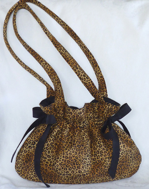 Tasche fertig genäht - Ausstellungsstück Leopardenlook