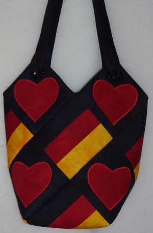 Patchwork Handtasche Deutschland Germany  fertig genäht