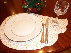 Engelsflügel Tischsets Nähanleitung