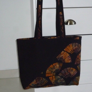 Patchwork Handtasche Batik fertig genäht Unikat